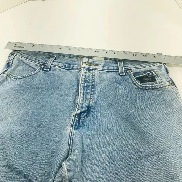Harley Davidson Women's Size 14 Reg Denim Blue Jean Preowned Fair Condition - Picture 7 of 12